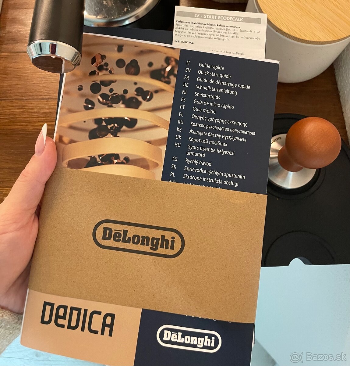 Predám pákový kávovar De’Longhi Dedica, aj s mlynčekom - 6