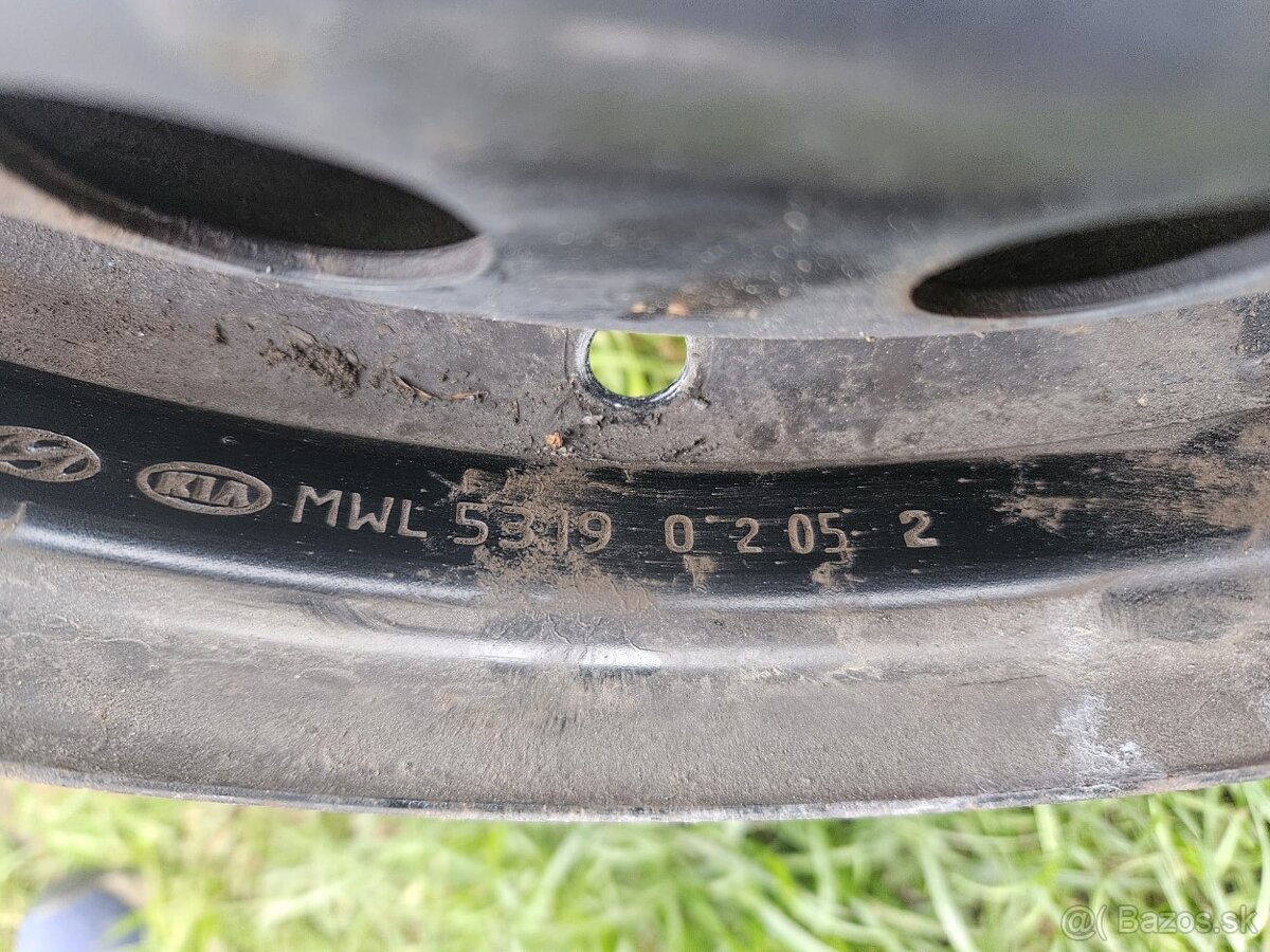 Plechové disky Kia - R15, 5x114.3 - 6