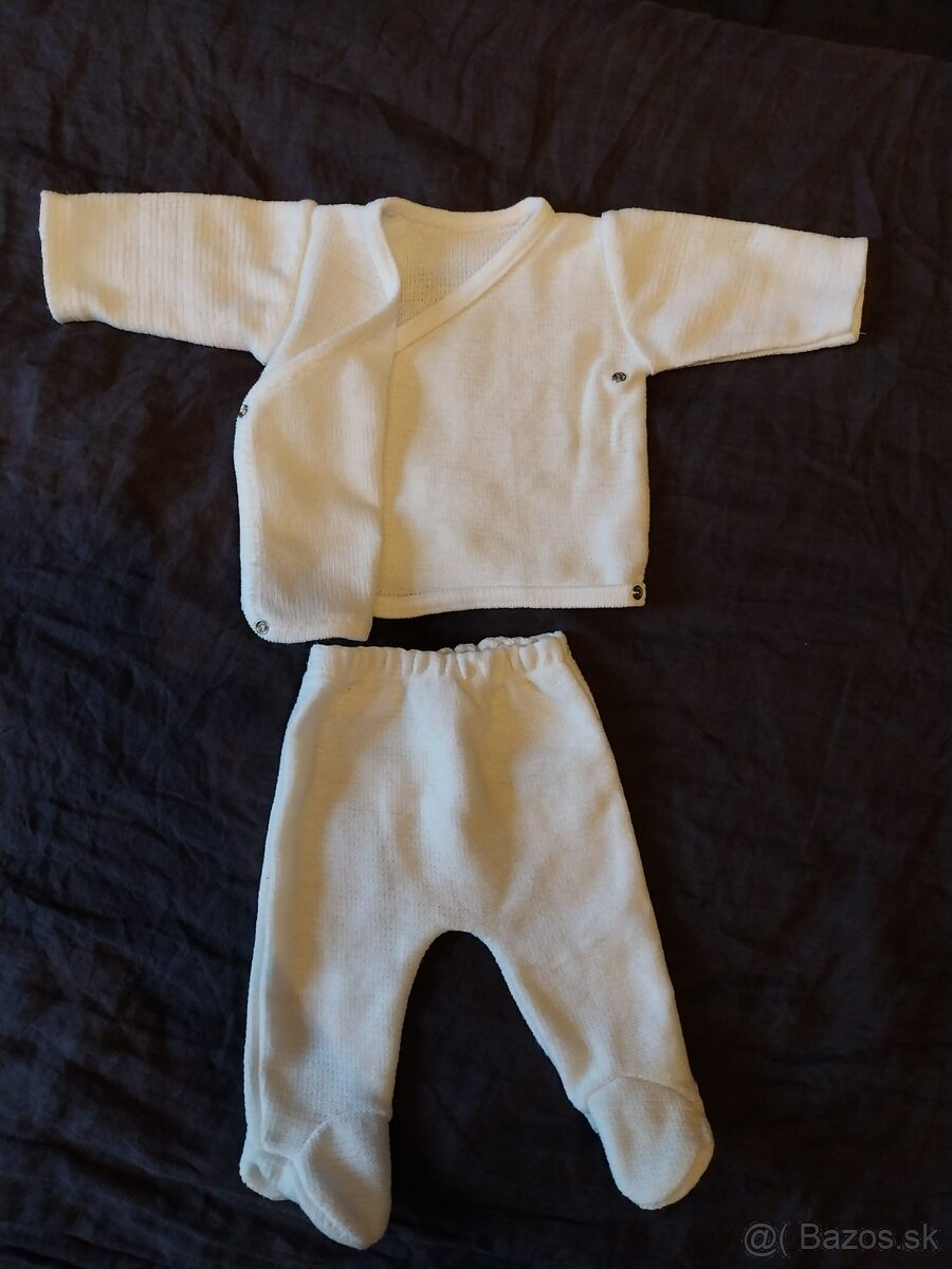 Oblečenie (aj) na krst - detský overál, svetrík, polodupačky - 6