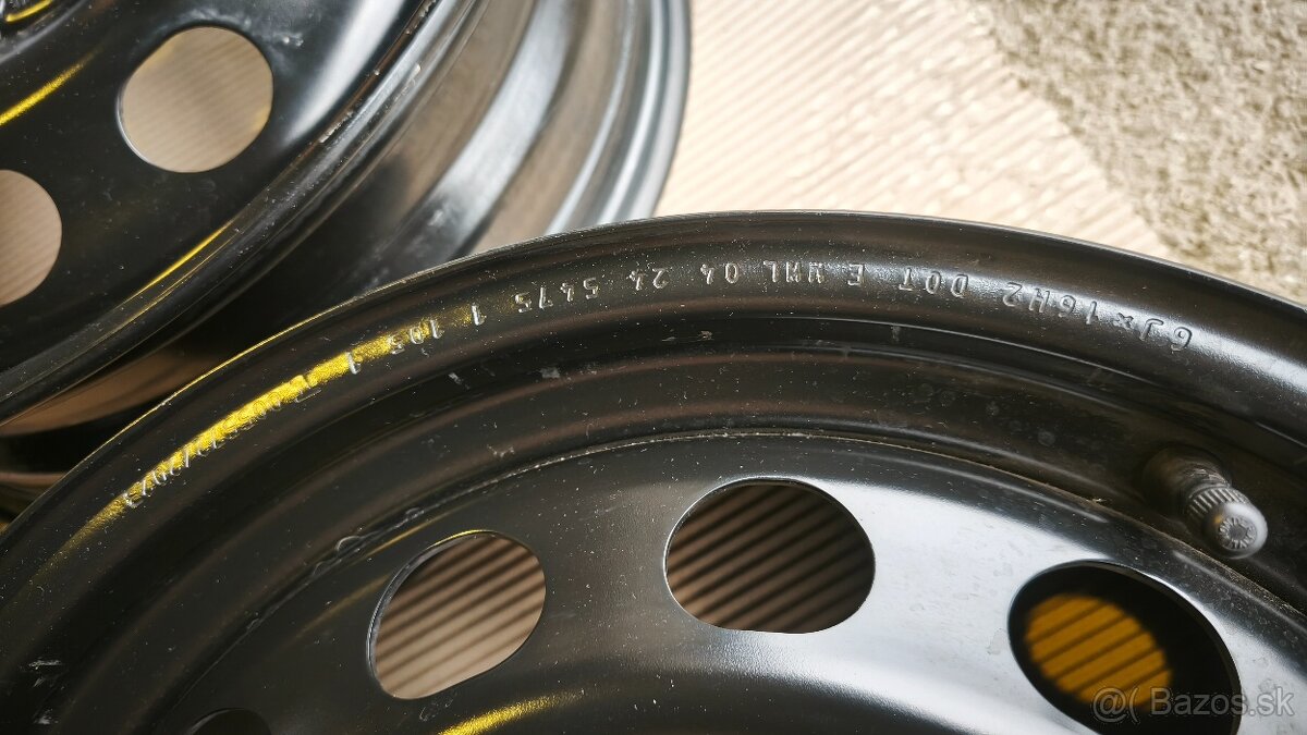 6x16 et35 plechové disky škoda - 6