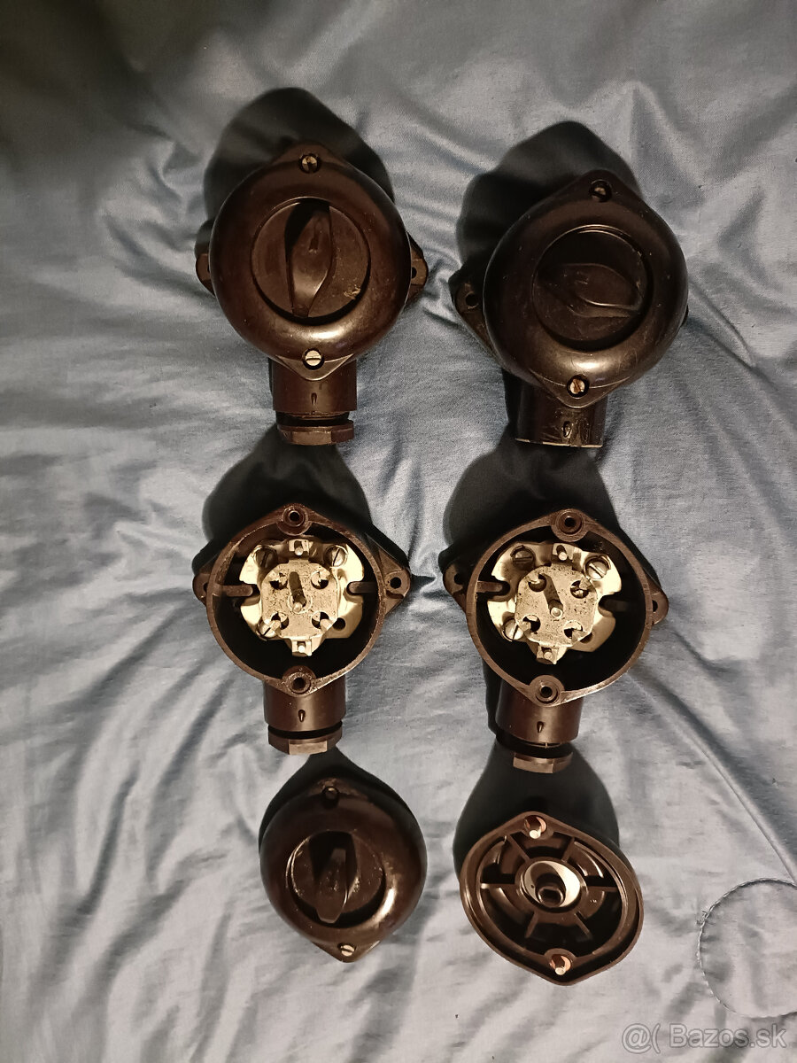 Predám bakelitové vypínače - 6