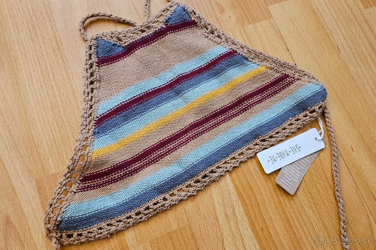 Dievčenský háčkovaný top, vel. S - 6