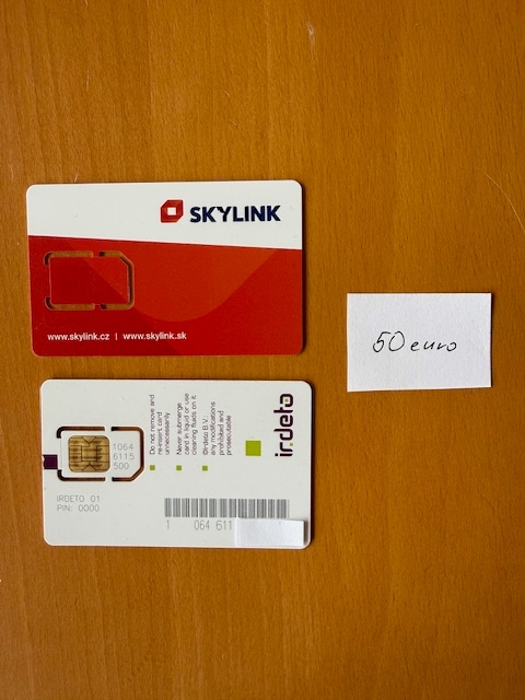 Predám karty a moduly skylink a RTVS A ČT - 6