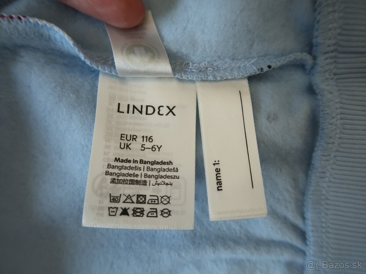 Zateplená mikina / mikinka LINDEX 116 (5-6r.) - 6