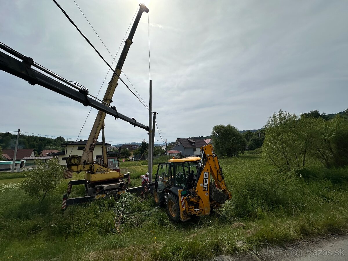 Minibager bager traktorbager zemné prace - 6