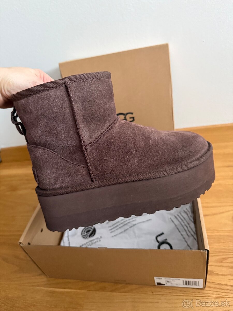 Ugg platform hnede 37 - 6