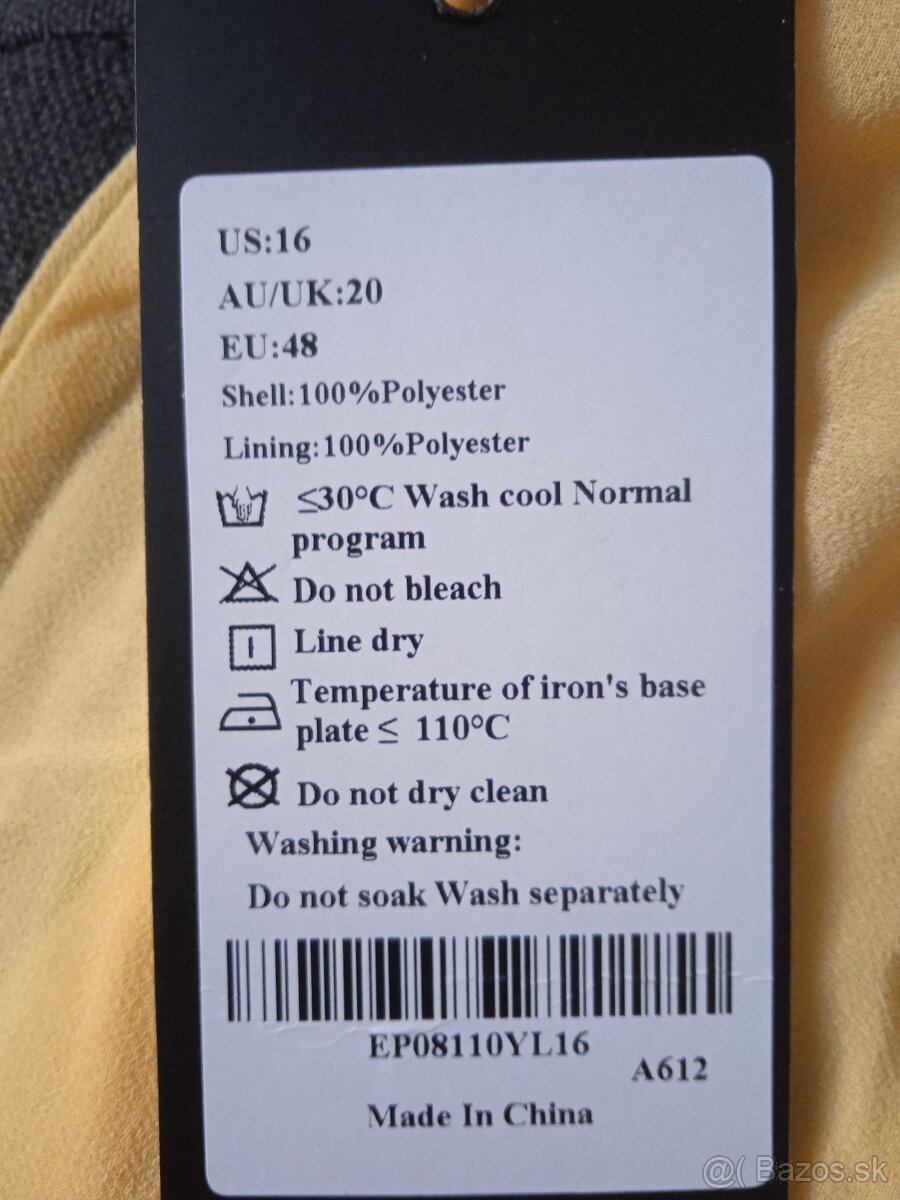 Spoločenské šaty veľ.48 ( NOVÉ ) - 6