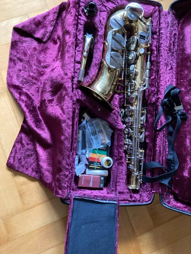alt saxofón CORTON Amati-zľava - 6