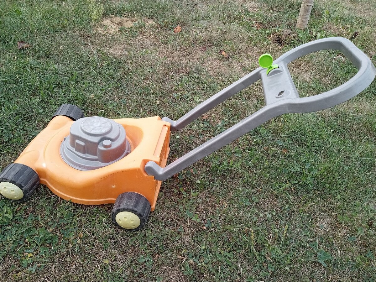 Plastová kosačka-oranžová - 6