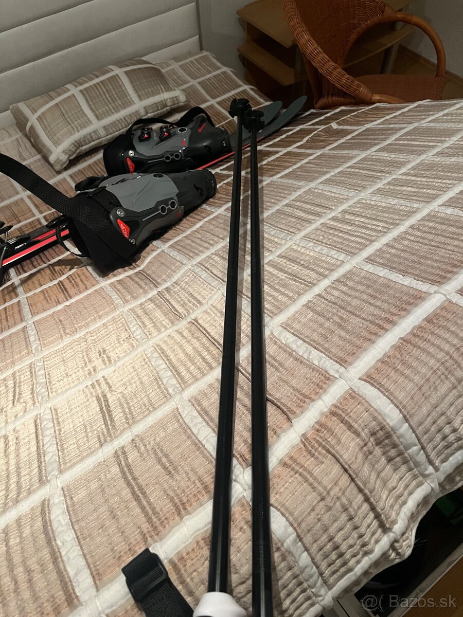 Freeride lyže + lyžiarky + palice - 6