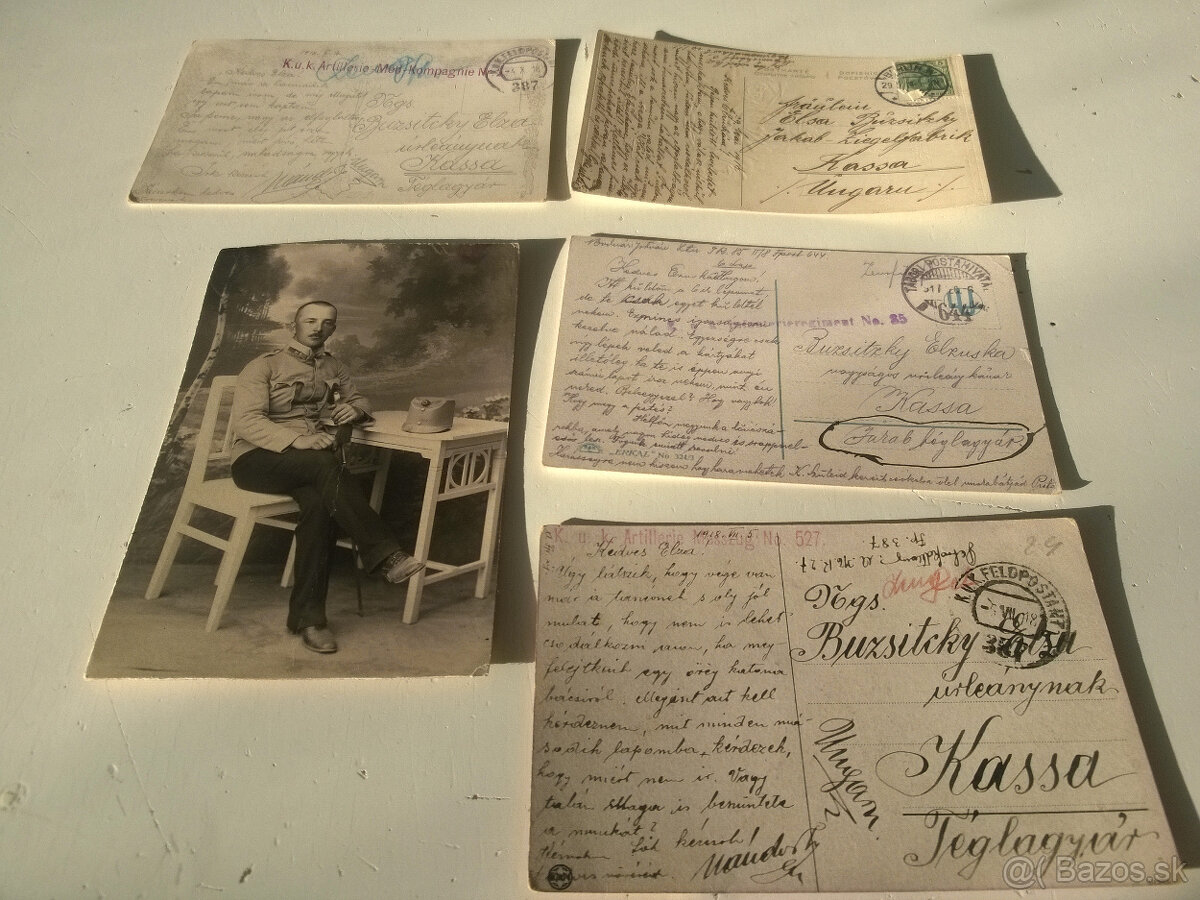 staré pohľadnice -vojenská pošta -poľná pošta - 6