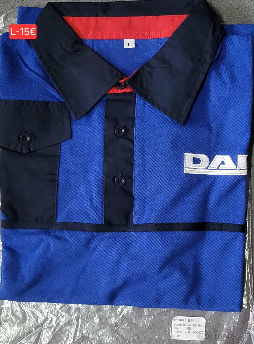 Predám tričká Nové DAF spolu 200eur - 6