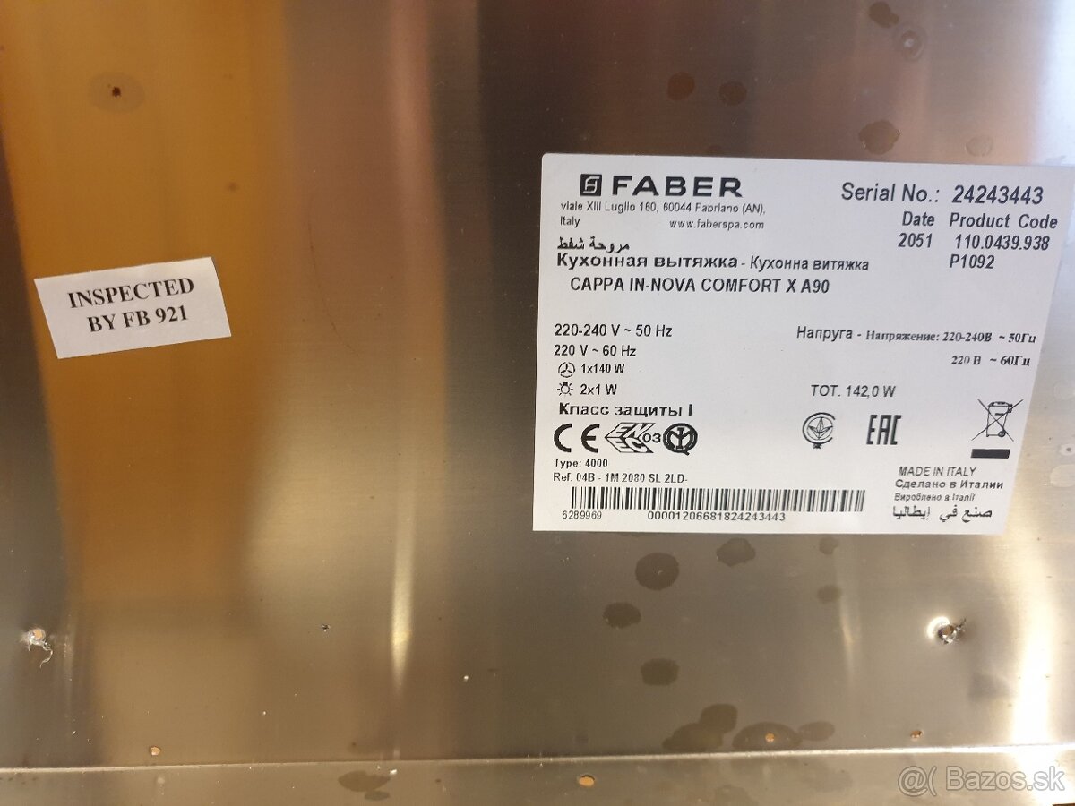 Digestor FABER XA90 - 6