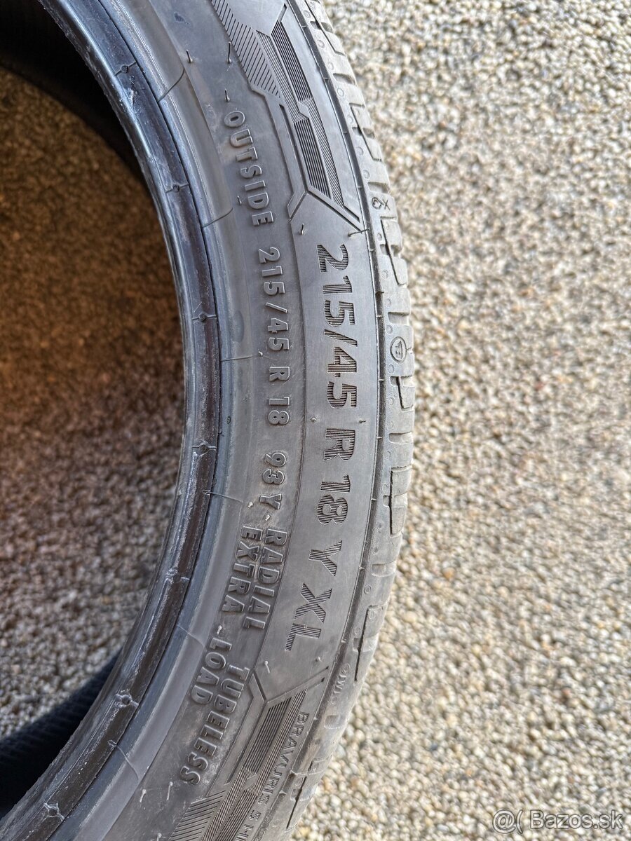 Barum 215/45 R18 8mm - 6
