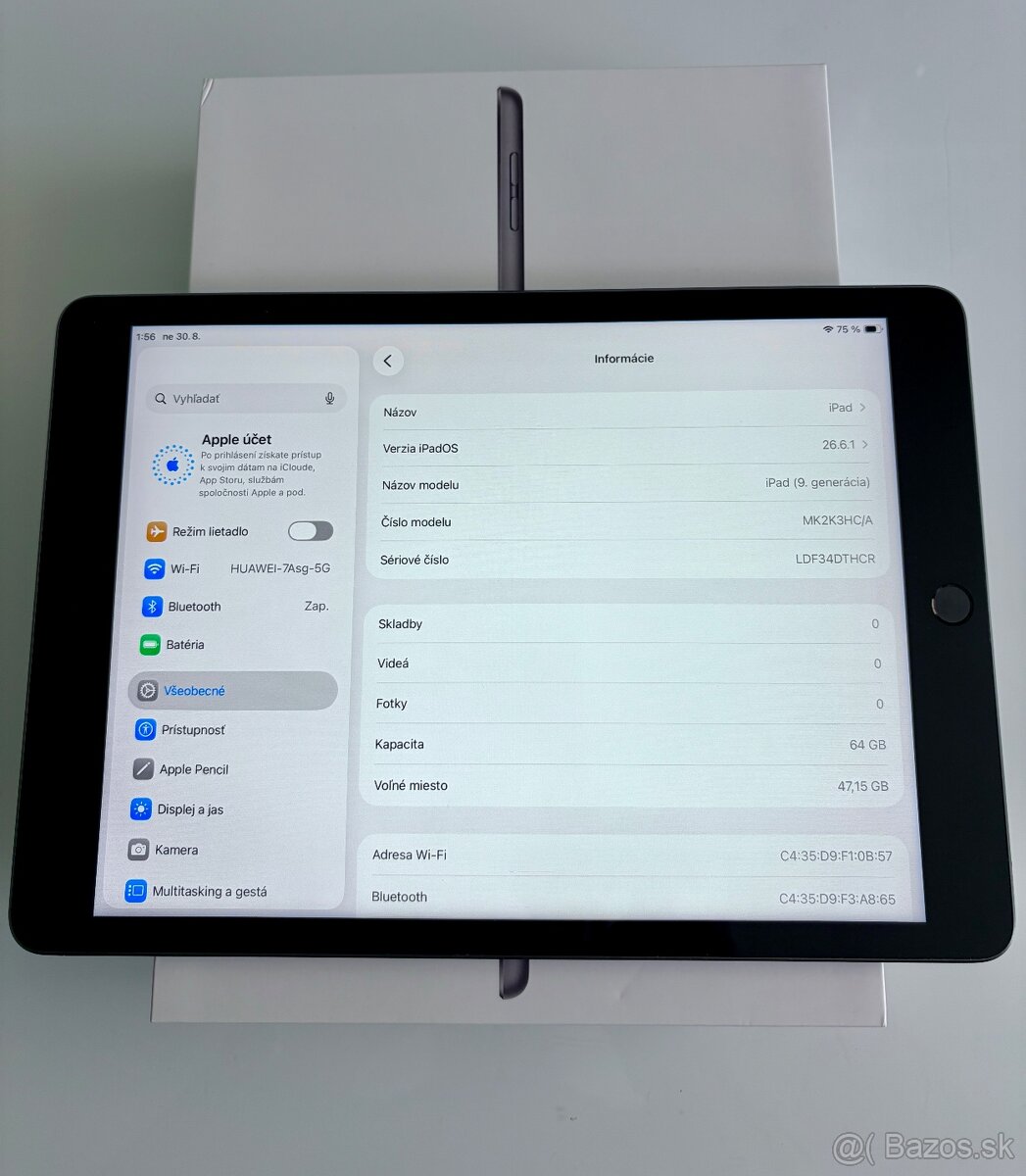 Apple iPad 9. gen. 64 GB Wi-Fi – ako nový - 6