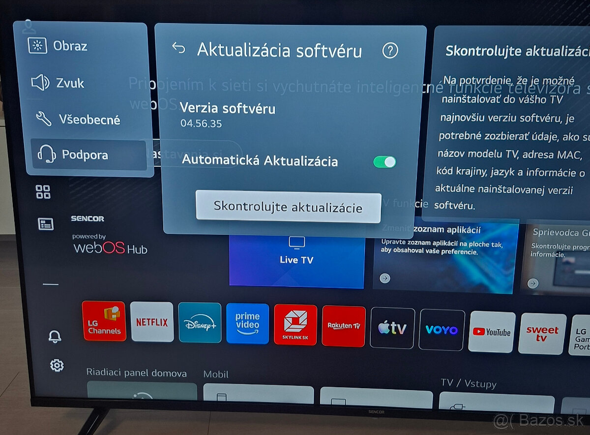 55" TV Sencor SLE 55US801TCSB 4K UHD webOS - 6