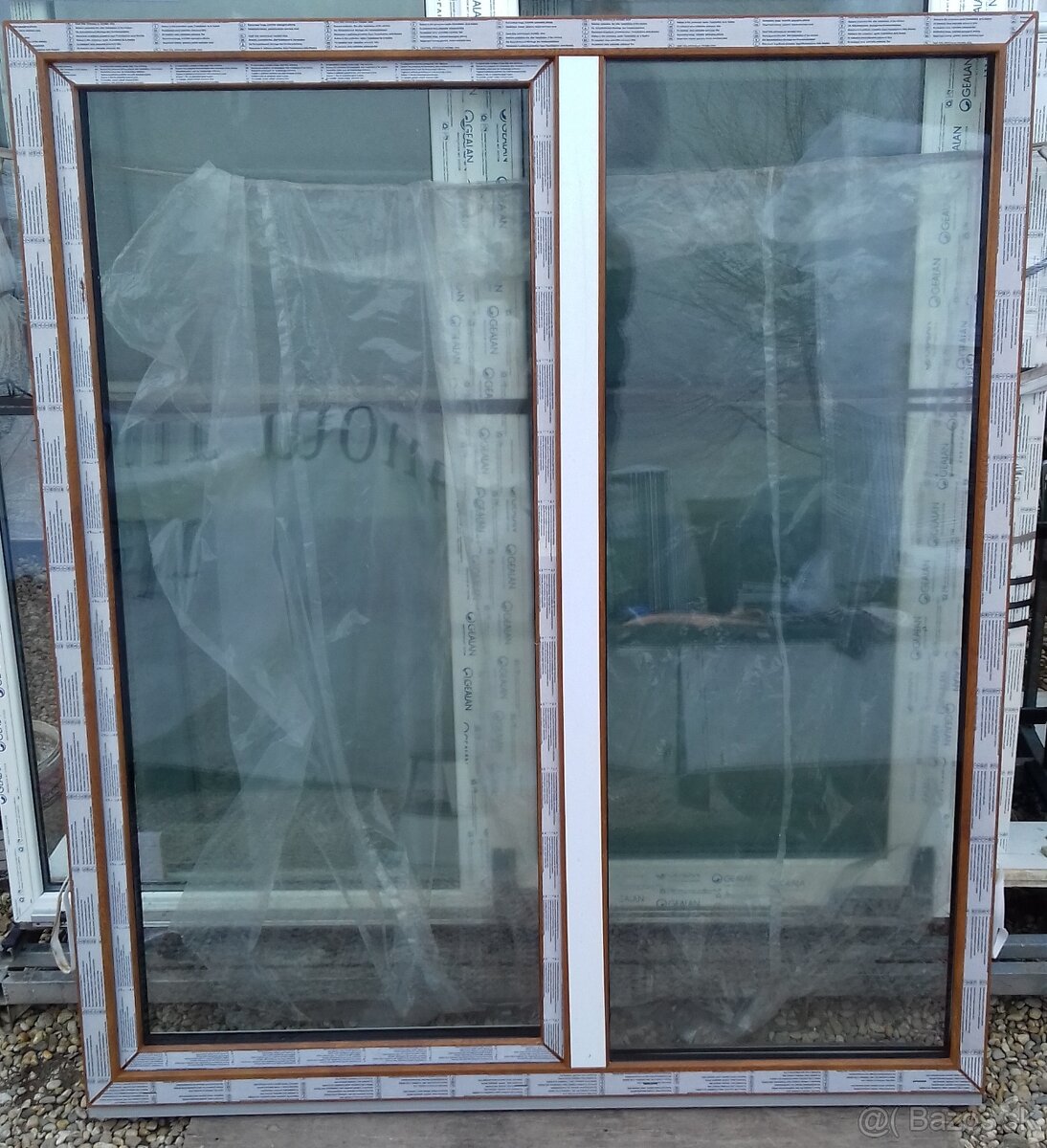 Predám balkonové dvere180x207 dvojdielne,dvojkridlo.trojsklo - 6