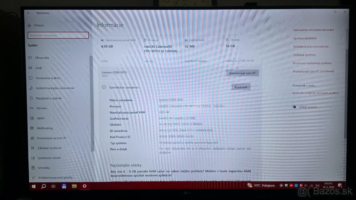 MiniPC Lenovo IdeaCentre Q190 Type 10115 - 6