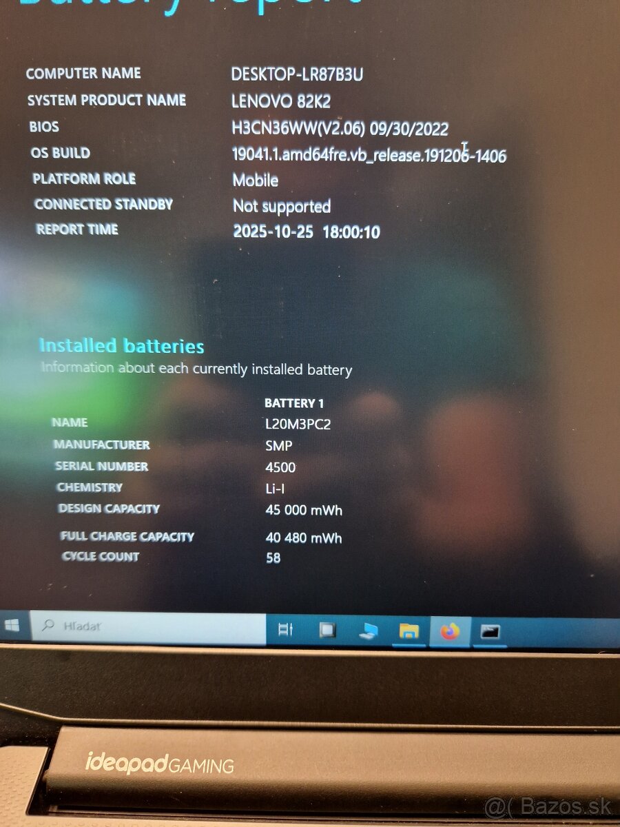 Lenovo IdeaPad Gaming 3 15ACH6 - 6