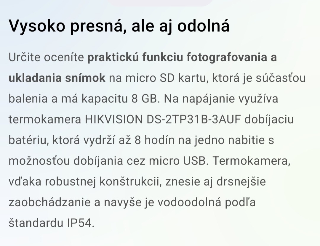 Hikvision DS-2TP31B-3AUF termo kamera teplomer - 6