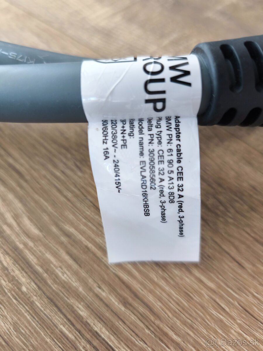 BMW Flexible Fast Charger, TYPE 2, 6m, 11kW - 6