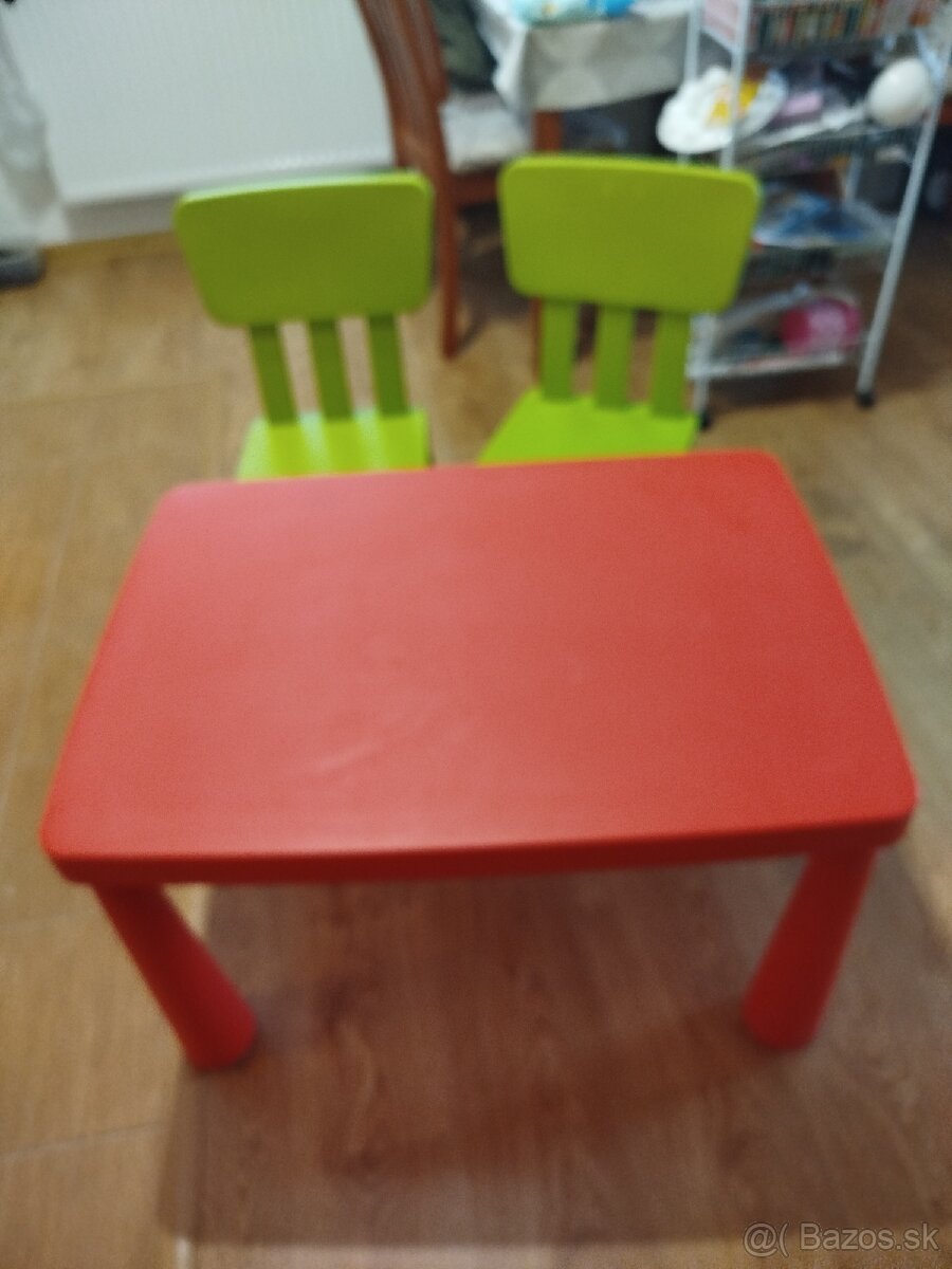 Ikea mamut stolik a stolitcky - 6