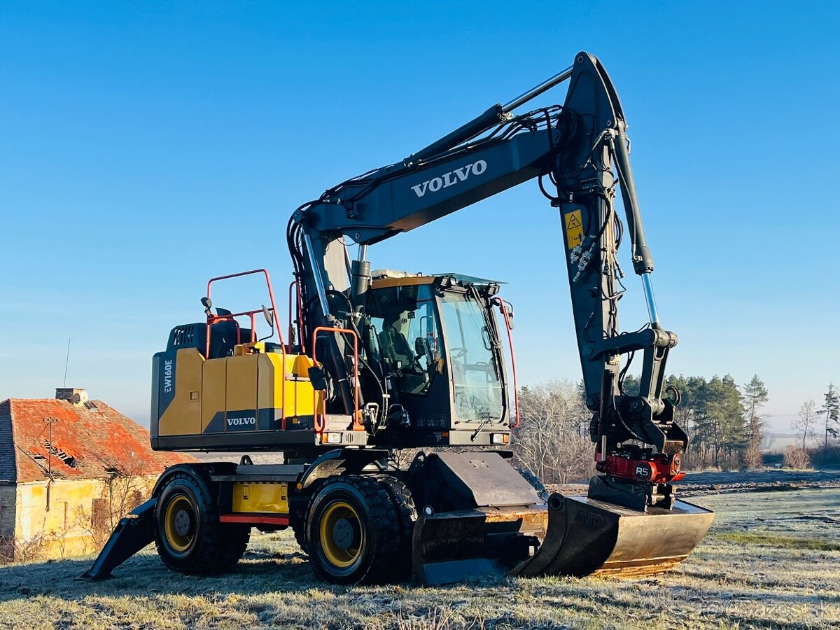 Kolesový bager Volvo EW160E s rotátorem - 6