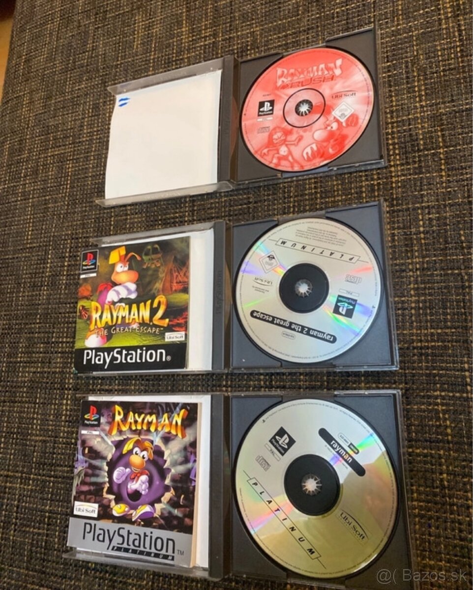 PlayStation 1 3x Rayman (Rayman, Rayman 2, Rayman Rush) PS1 - 6