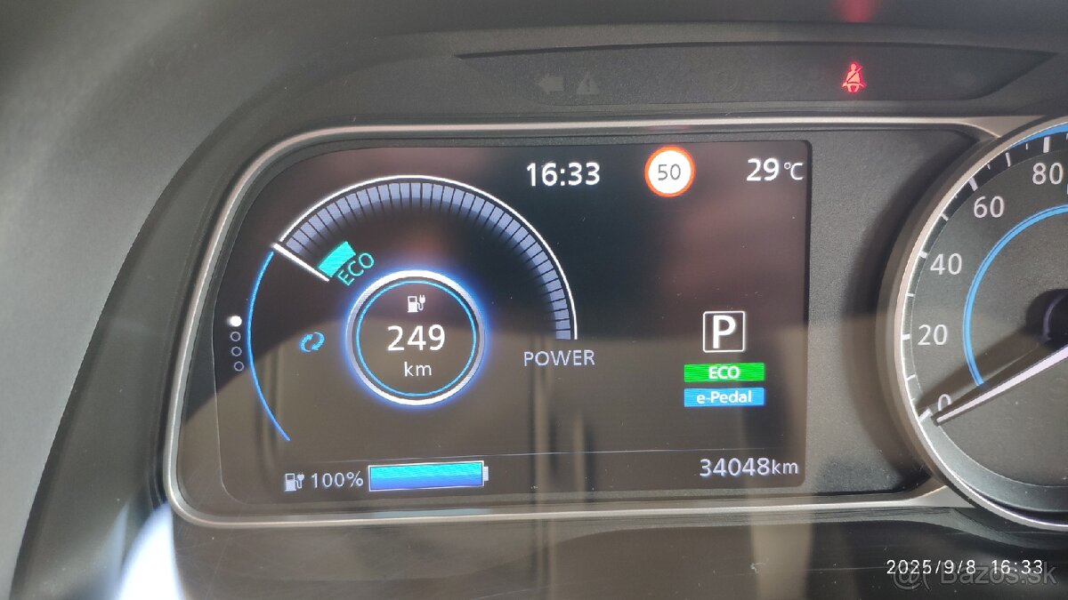 Nissan LEAF 03/2022, v záruke, 34.095km. TOP stav. - 6