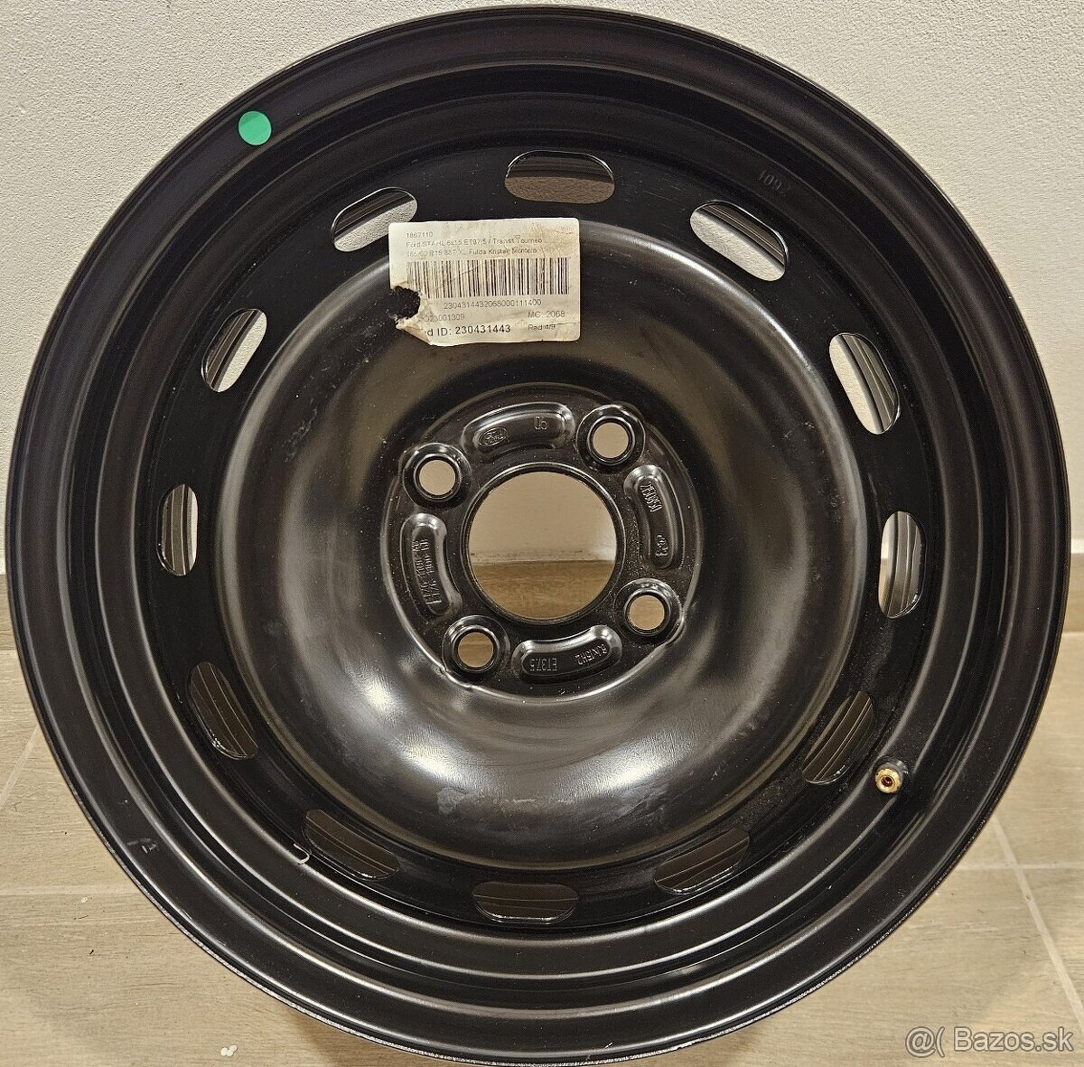 Nové, originálne plechové disky + senzory FORD - 4x108 R15 - 6