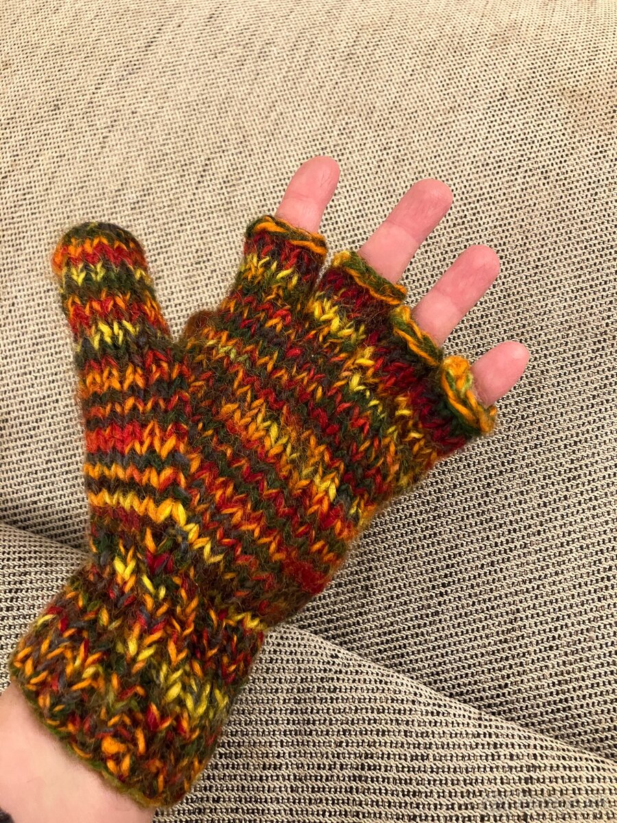 Pletené rukavice - 6