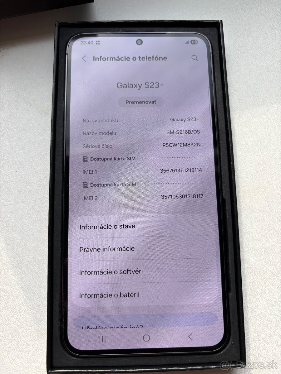 Samsung Galaxy S23 + 512GB - 6