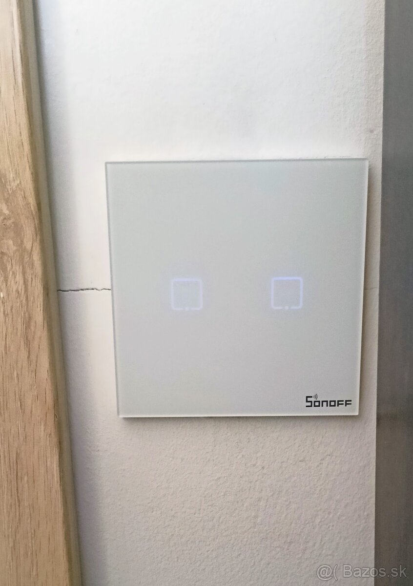 SONOFF vypínač biely dotykový s WiFi (3 kusy) - 6