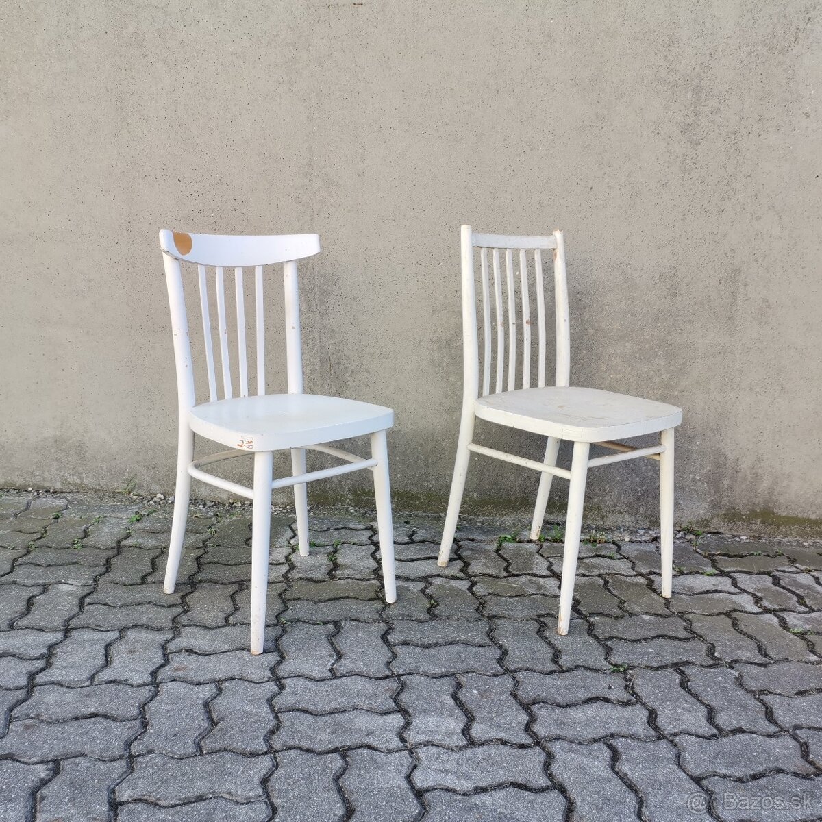 Retro stolicka THONET TON drevena Vintage vidiecka - 6