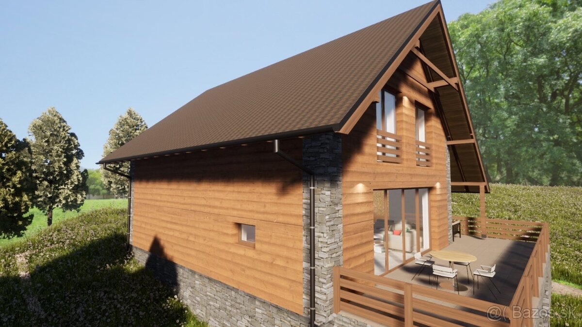 Stavebný pozemok chata stavebným povolením komplet - 6