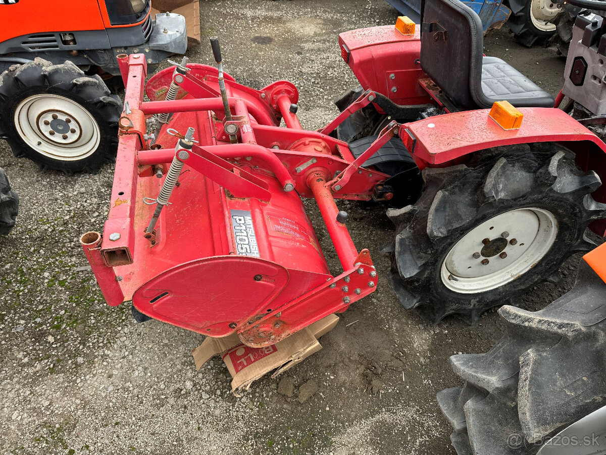 Malotraktor Mitsubishi MTX13 s rotavátorom - 6