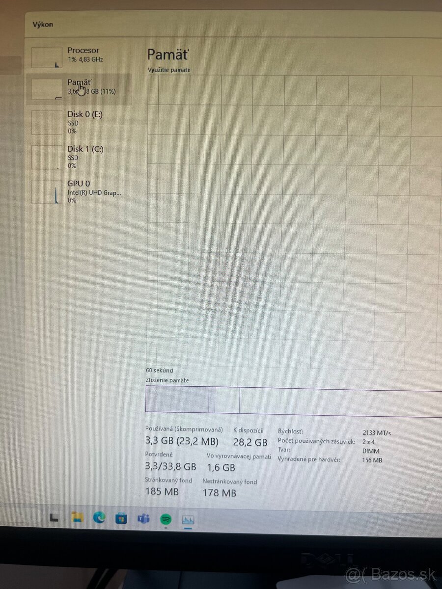 Počítač Intel Core i9-9900k 32GB DDR4 - 6