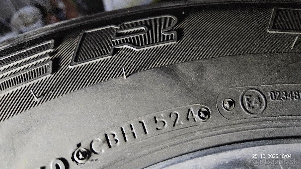 Predám 4ks 255/70 r15 C Bridgestone M+S - 6