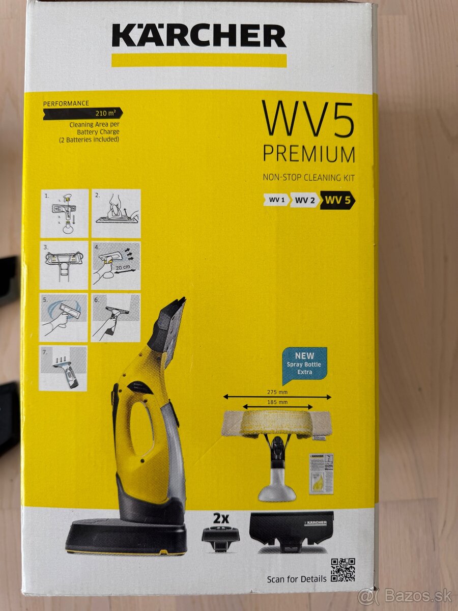Predám Kärcher WV 5 Premium Non Stop Cleaning Kit - 6