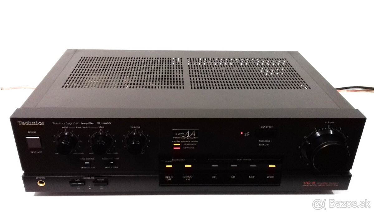 ClassAA =450W zosilnovac TECHNICS SU-V450 vyroba JAPAN, AZ48 - 6