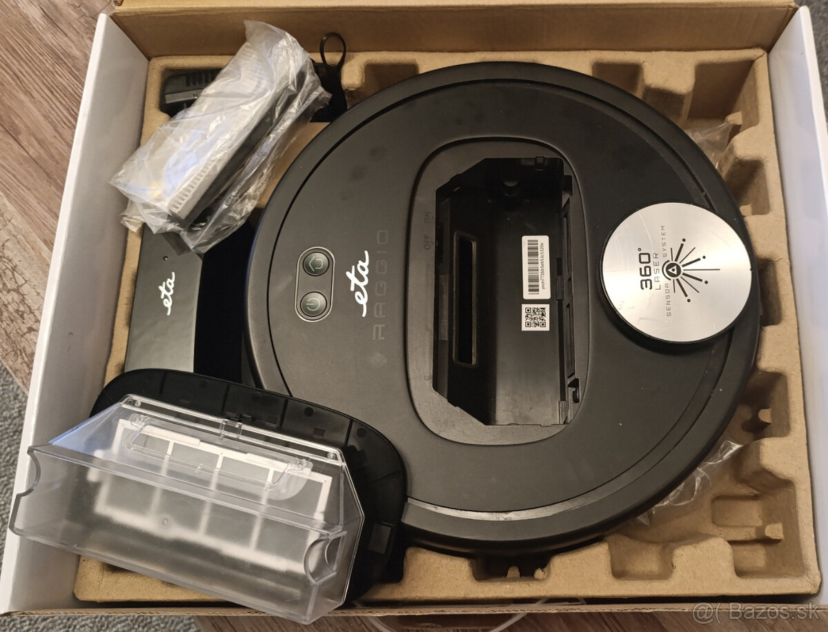 Predám robotický vysávač ETA RAGGIO v krabici,neviem spárova - 6