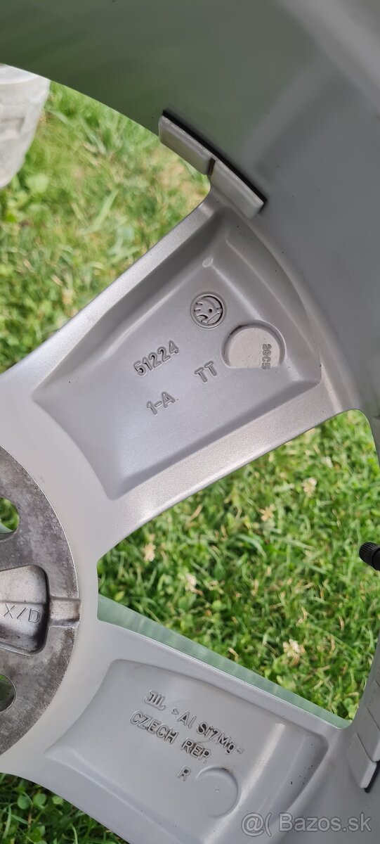 ORIGINAL DISKY SKODA 5x112 R17 + LETNE 215/65 R17 - 6