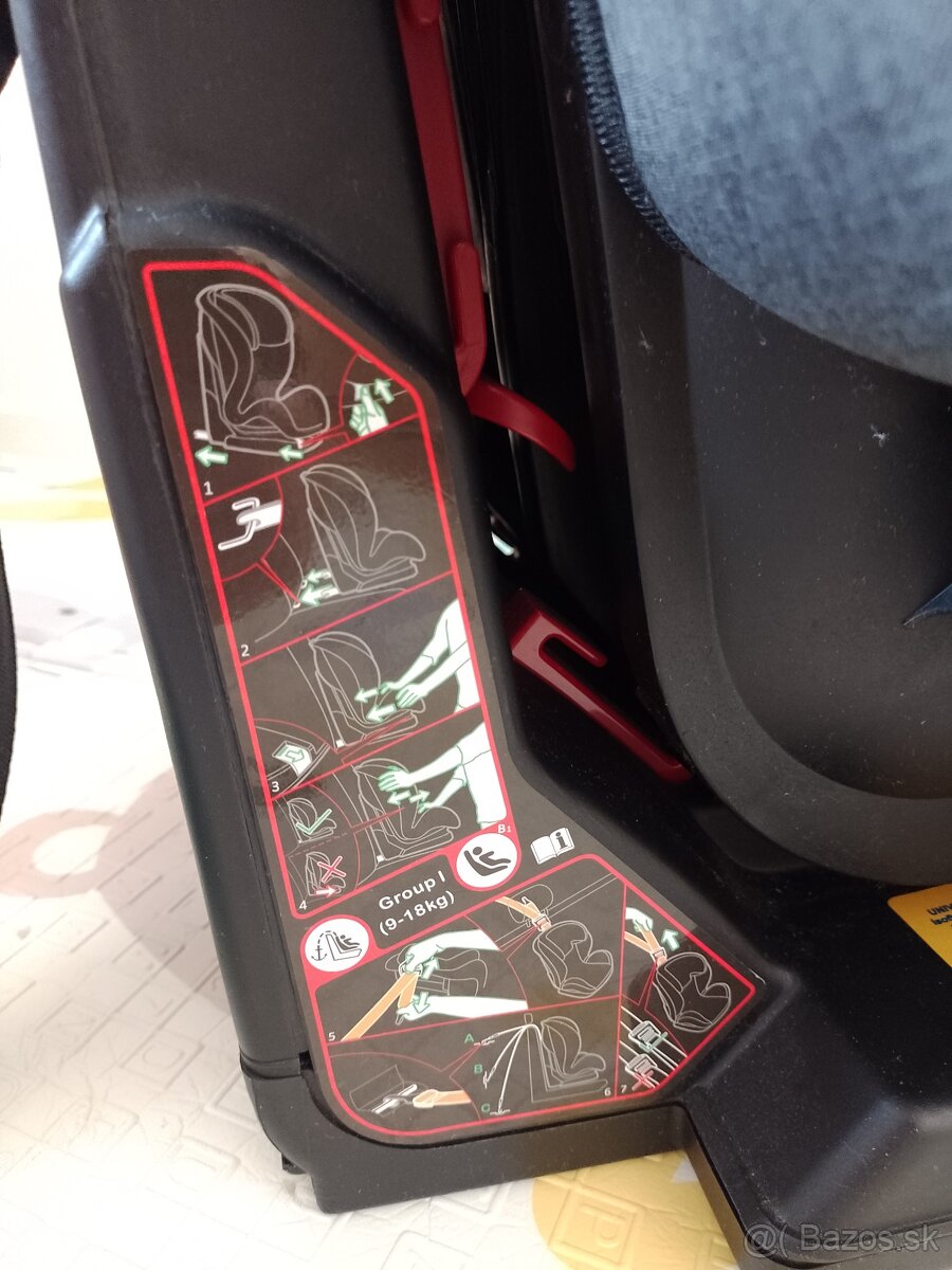 Autosedačka Petite &Mars Prime II ISOFIX Grey - 6