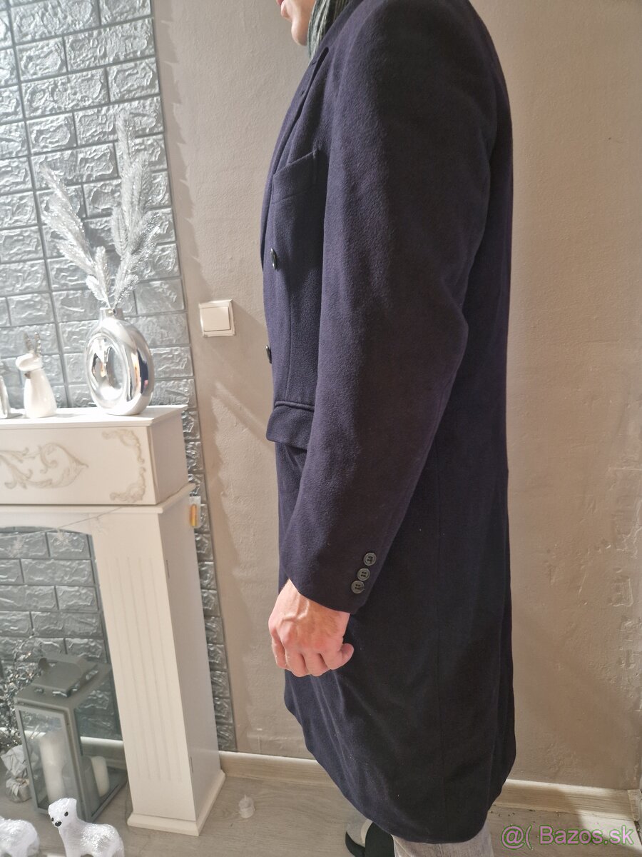 Pánský dlouhý kabát Berwin & Berwin - 100% Cashmere (L) - 6
