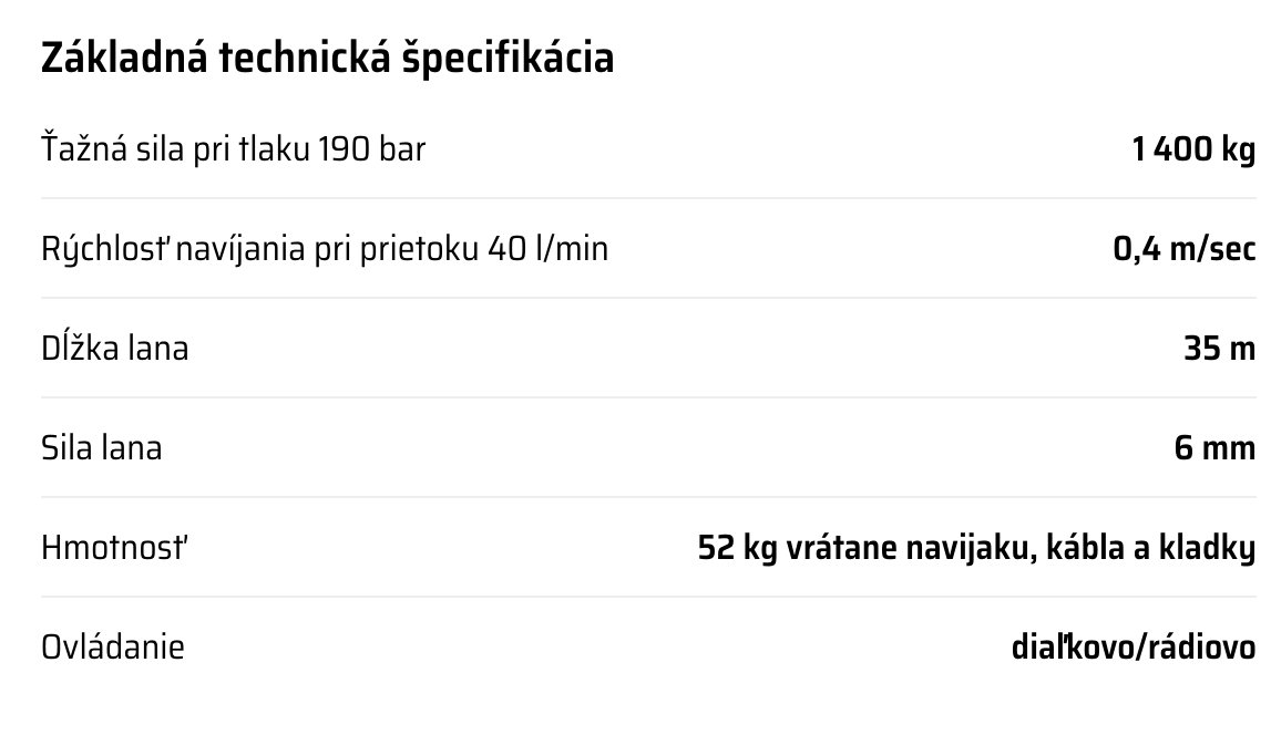 Naviják ForsMW RW1400 - 6