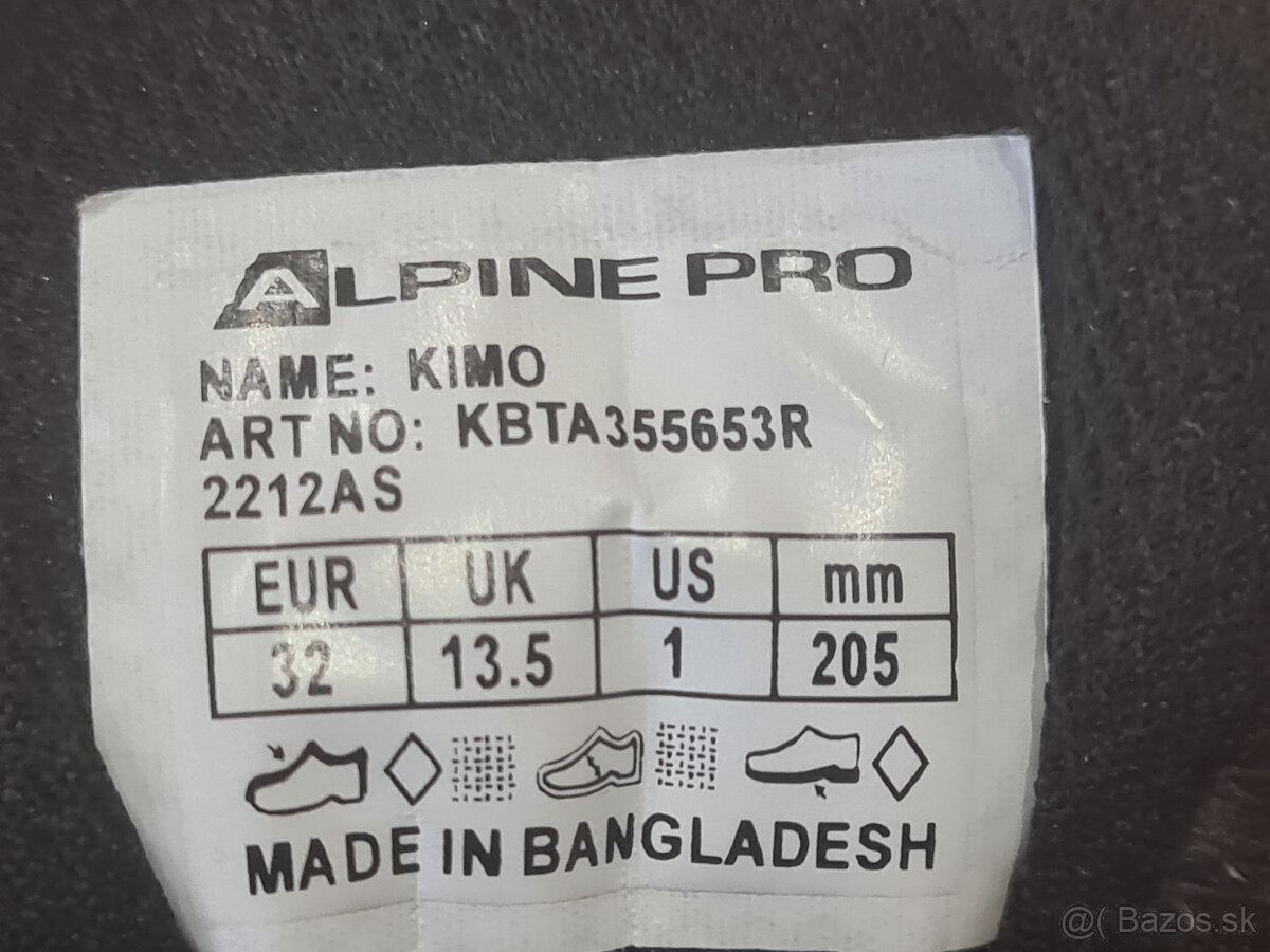 Botasky Alpine Pro - KIMO veľkosť 32 - 6