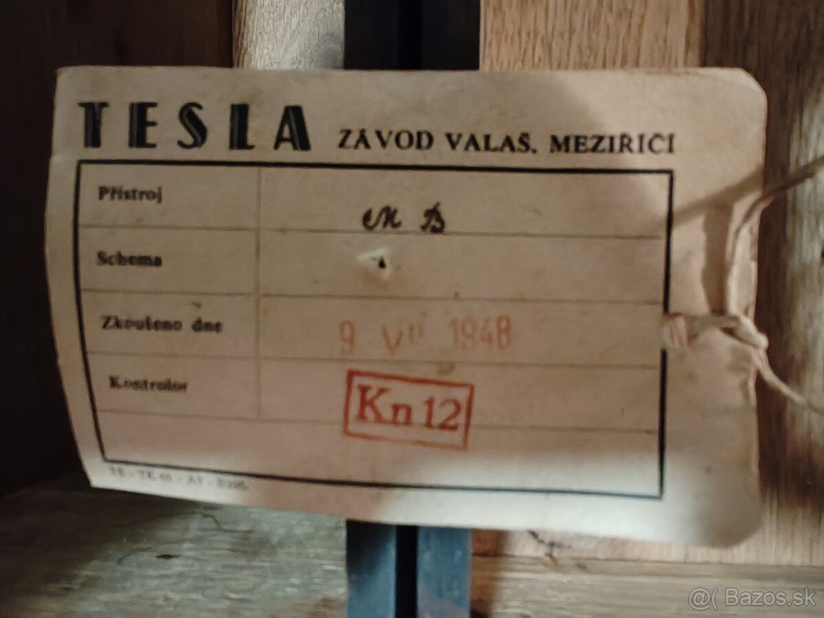 Krásny starožitný telefón TESLA - 6