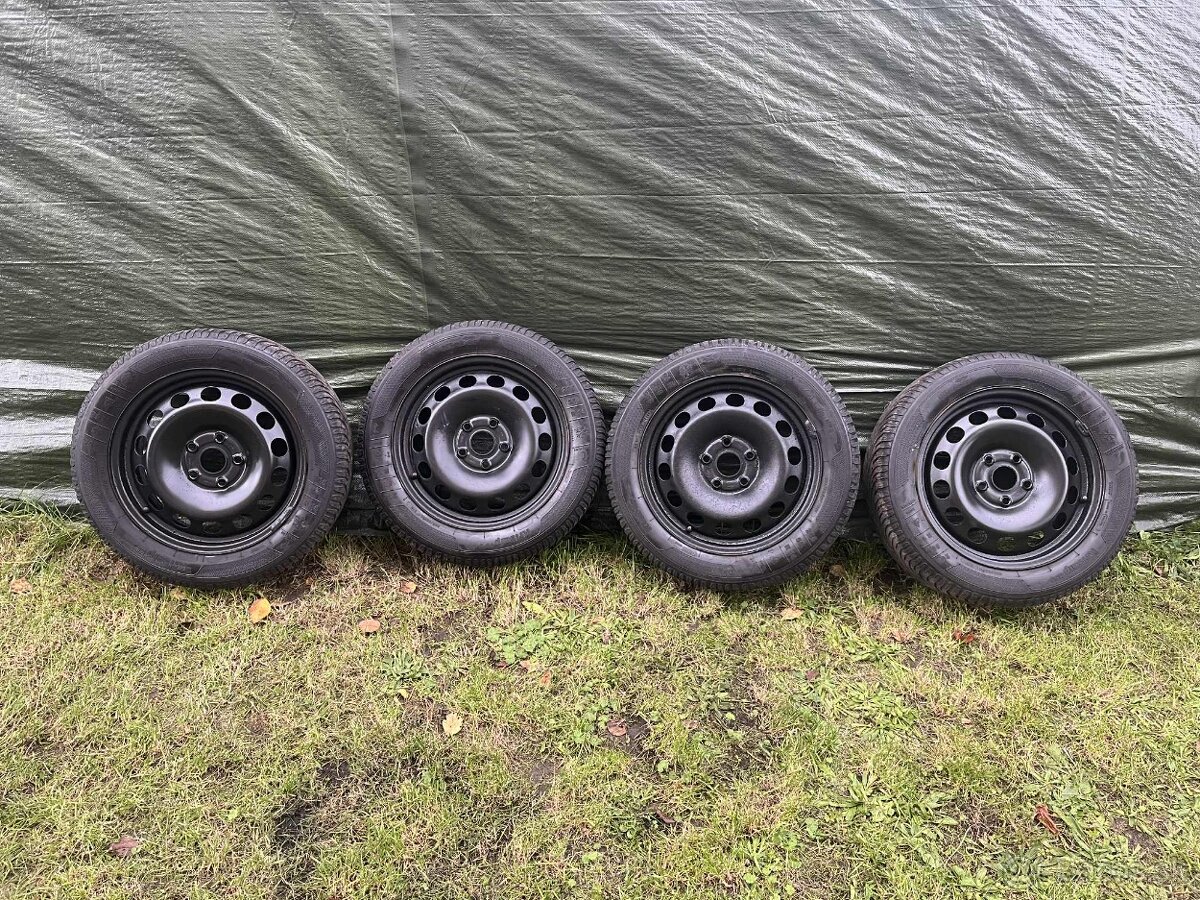 Plechové disky aj zo zimnými pneumatikami 5x112 R16 - 6