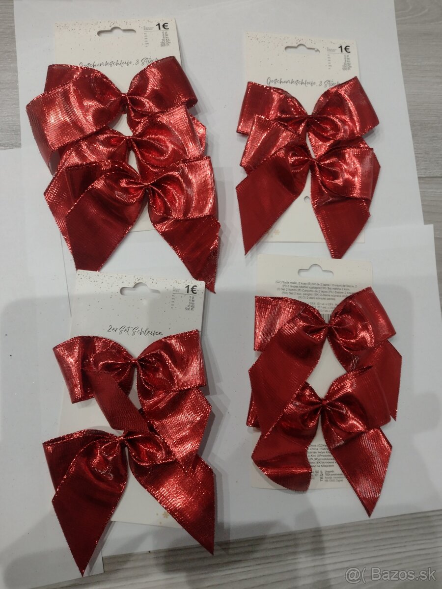 Vianočné ozdoby ČERVENÉ - 6