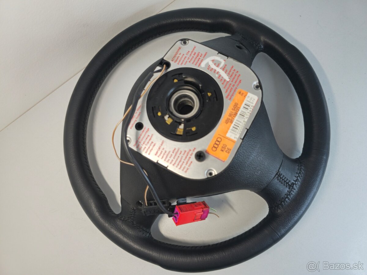 Kožený volant audi s-line a6 c4 , a4 b5 - 6